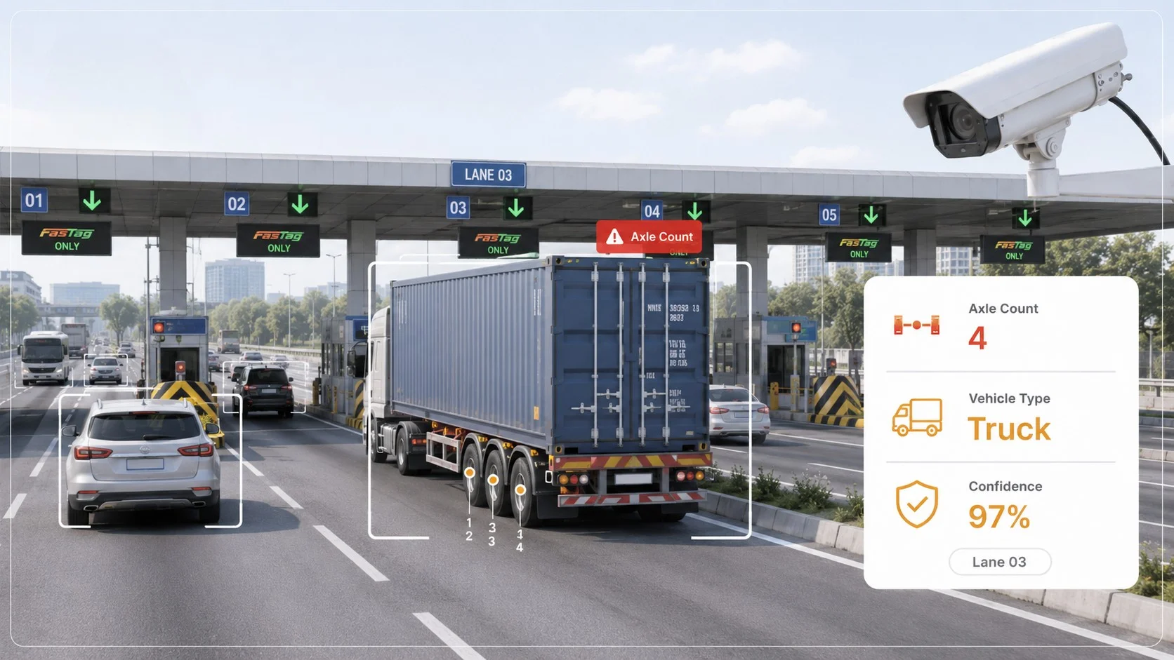 Axle Count Toll Plaza Case Study