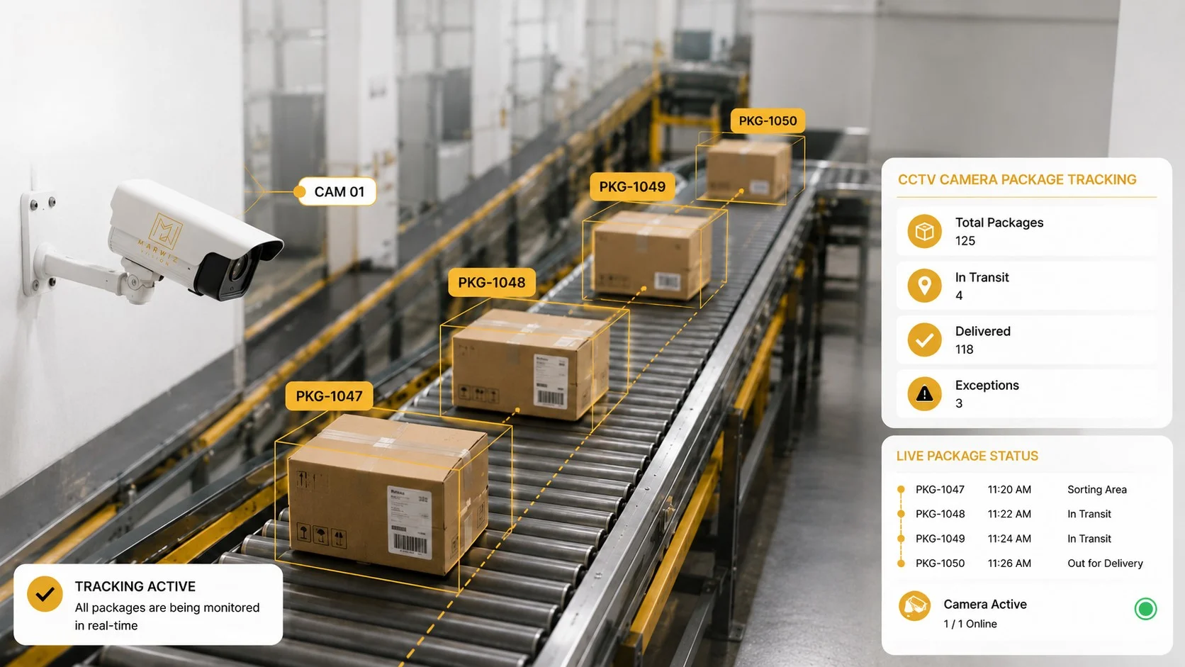 Cctv Camera Package Tracking Detection Case Study