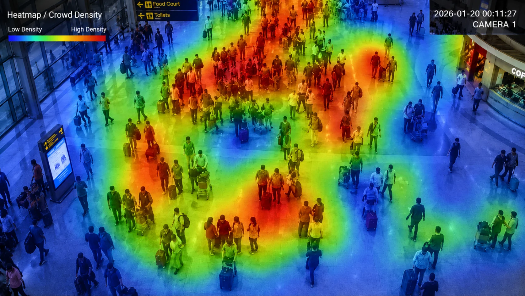 Heatmap Crowd Density Case Study