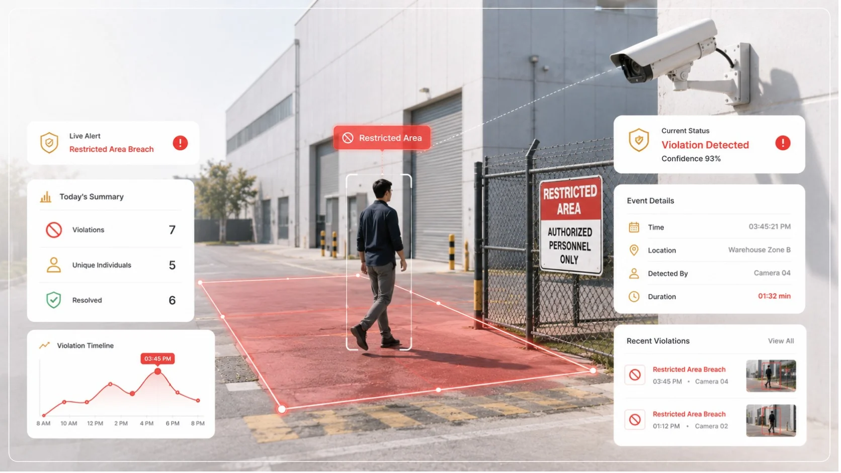 Restricted Area Detection Case Study