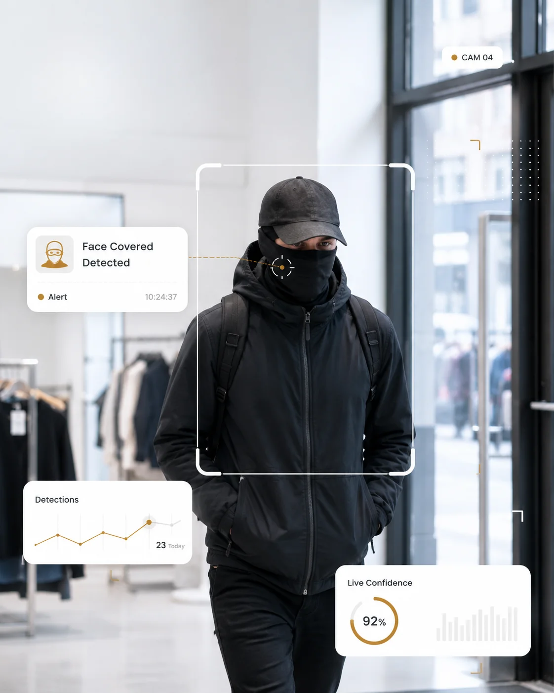 AI Face Covered Detection